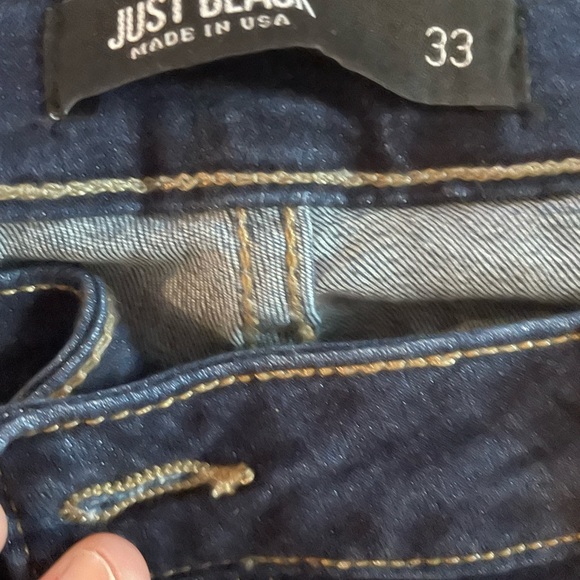 Never Worn! Just Black Jeans size 33 - Picture 2 of 2